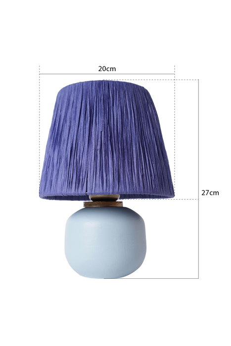 Opviq Lámpara de Mesa de Cerámica YL540 Gris